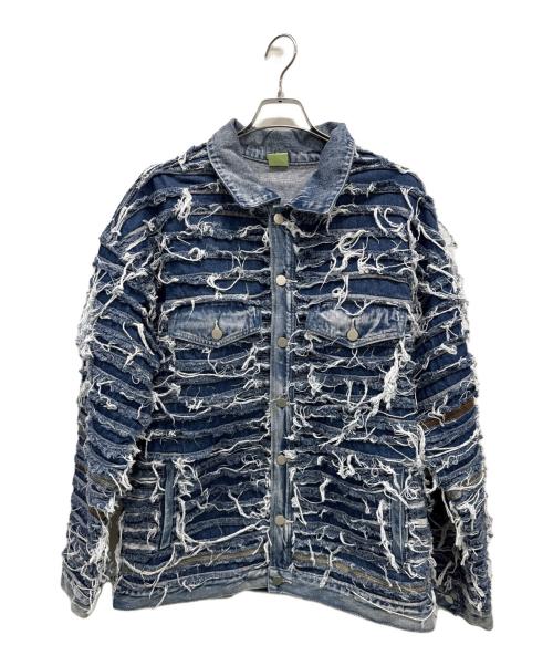 FAIR FOCUS（フェアフォーカス）FAIR FOCUS (フェアフォーカス) デニムジャケット ブルー サイズ:SIZE XLの古着・服飾アイテム
