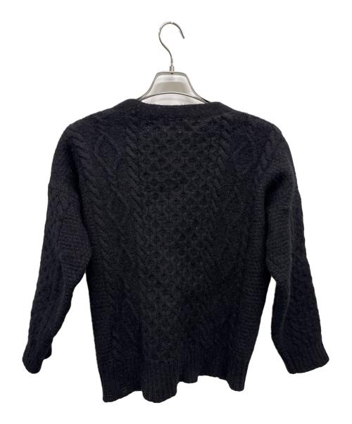 OLD DERBY（オールダービー）OLD DERBY (オールダービー) 厚手カーディガン ブラック サイズ:SIZE Mの古着・服飾アイテム