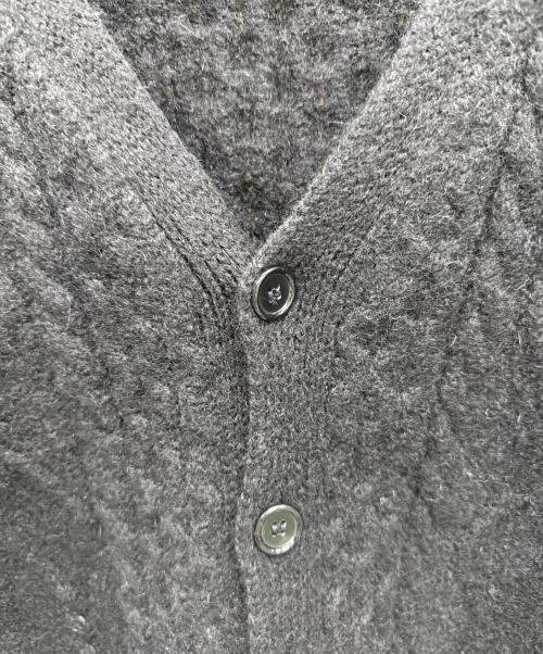 OLD DERBY（オールダービー）OLD DERBY (オールダービー) 厚手カーディガン ブラック サイズ:SIZE Mの古着・服飾アイテム