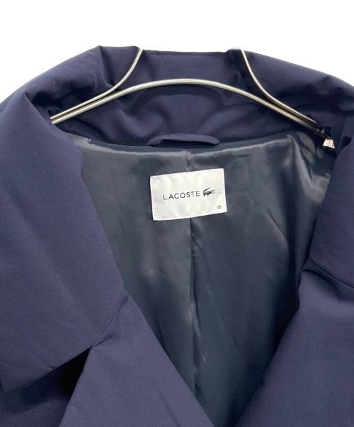 LACOSTE（ラコステ）LACOSTE (ラコステ) パデッドロングチェスターコート ネイビー サイズ:38の古着・服飾アイテム