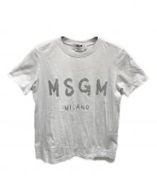 MSGM（エムエスジーエム）の古着「半袖カットソー」｜ホワイト