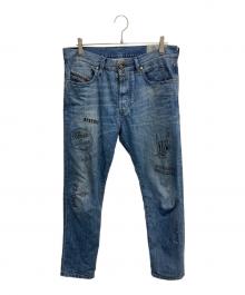DIESEL（ディーゼル）の古着「デニムパンツ」｜インディゴ