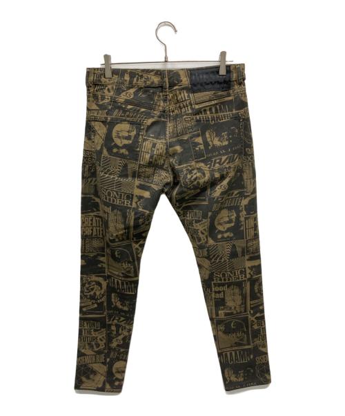 DIESEL（ディーゼル）DIESEL (ディーゼル) デニムパンツ ベージュ×ブラック サイズ:	SIZE 32の古着・服飾アイテム