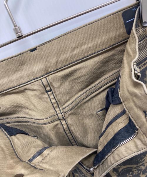 DIESEL（ディーゼル）DIESEL (ディーゼル) デニムパンツ ベージュ×ブラック サイズ:	SIZE 32の古着・服飾アイテム