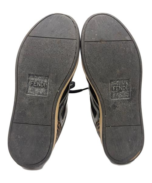FENDI（フェンディ）FENDI (フェンディ) スニーカー ブラウン×ブラック サイズ:SIZE 7の古着・服飾アイテム