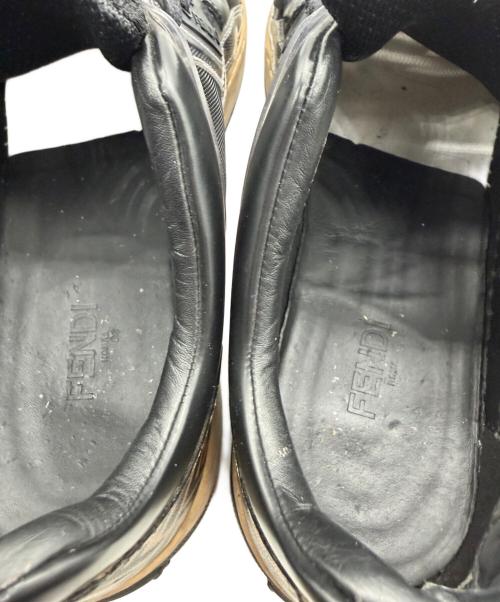 FENDI（フェンディ）FENDI (フェンディ) スニーカー ブラウン×ブラック サイズ:SIZE 7の古着・服飾アイテム