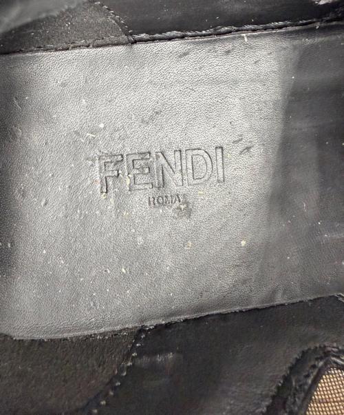 FENDI（フェンディ）FENDI (フェンディ) スニーカー ブラウン×ブラック サイズ:SIZE 7の古着・服飾アイテム