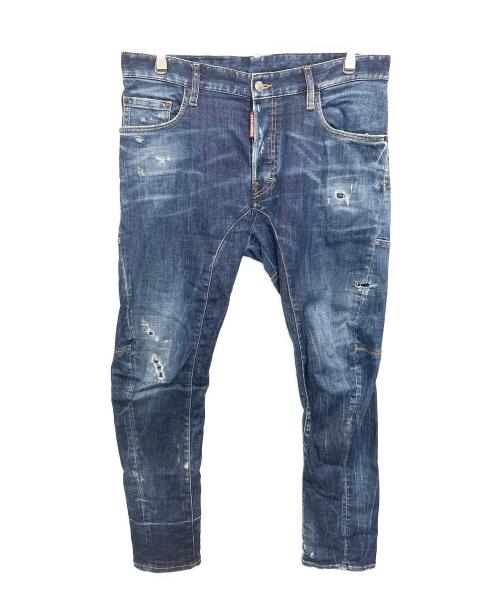 DSQUARED2（ディースクエアード）DSQUARED2 (ディースクエアード) デニムパンツ インディゴブルー サイズ:48の古着・服飾アイテム