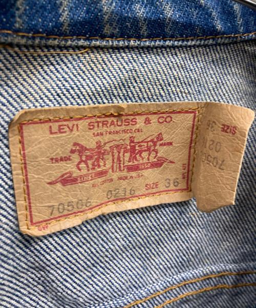 LEVI'S（リーバイス）LEVI'S (リーバイス) デニムジャケット インディゴブルー サイズ:SIZE 36の古着・服飾アイテム