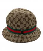 GUCCIグッチ）の古着「バケットハット」｜ベージュ