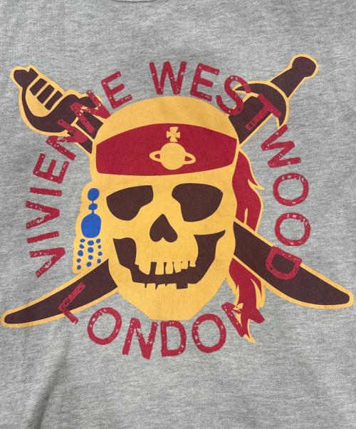 Vivienne Westwood man（ヴィヴィアン ウェストウッド マン）Vivienne Westwood man (ヴィヴィアン ウェストウッド マン) 半袖Tシャツ グレー サイズ:Sの古着・服飾アイテム