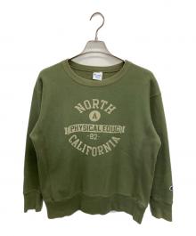 Champion REVERSE WEAVE（チャンピオン リバース ウィーブ）の古着「スウェット」｜黄緑
