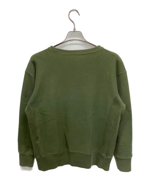 Champion REVERSE WEAVE（チャンピオン リバース ウィーブ）Champion REVERSE WEAVE (チャンピオン リバース ウィーブ) スウェット 黄緑 サイズ:Mの古着・服飾アイテム