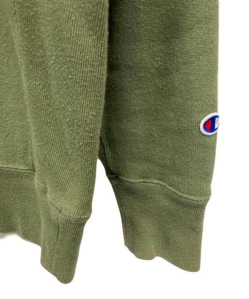 Champion REVERSE WEAVE（チャンピオン リバース ウィーブ）Champion REVERSE WEAVE (チャンピオン リバース ウィーブ) スウェット 黄緑 サイズ:Mの古着・服飾アイテム