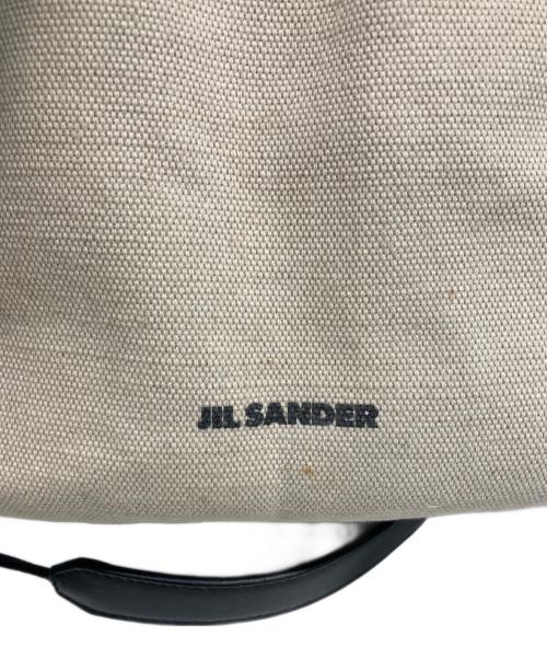 JIL SANDER（ジルサンダー）JIL SANDER (ジルサンダー) ドローストリングバッグ ベージュ×ブラックの古着・服飾アイテム