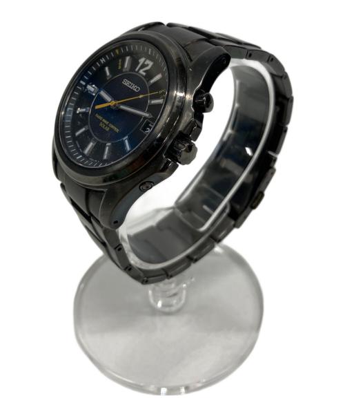 SEIKO（セイコー）SEIKO (セイコー) 腕時計 ブラックの古着・服飾アイテム