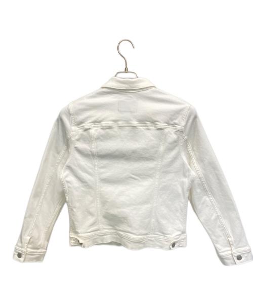 CROCODILE（クロコダイル）CROCODILE (クロコダイル) デニムジャケット ホワイト サイズ:Mの古着・服飾アイテム