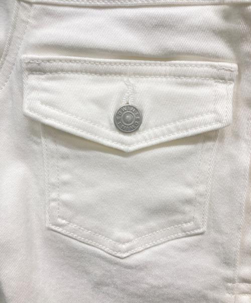 CROCODILE（クロコダイル）CROCODILE (クロコダイル) デニムジャケット ホワイト サイズ:Mの古着・服飾アイテム