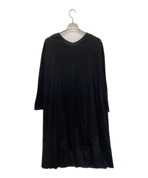 blanc vert（ブランヴェール）blanc vert (ブランヴェール) 長袖ワンピース ブラック サイズ:	SIZE 40 未使用品の古着・服飾アイテム