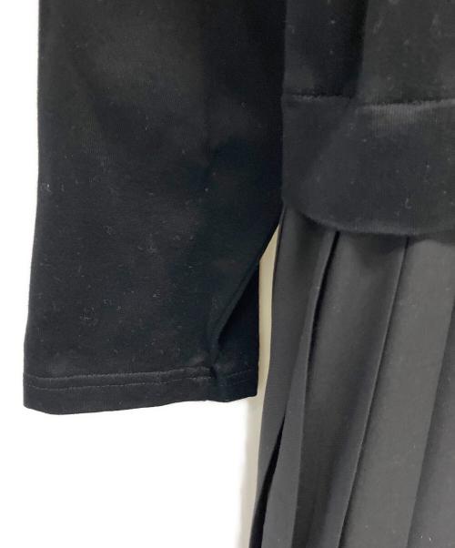 blanc vert（ブランヴェール）blanc vert (ブランヴェール) 長袖ワンピース ブラック サイズ:	SIZE 40 未使用品の古着・服飾アイテム