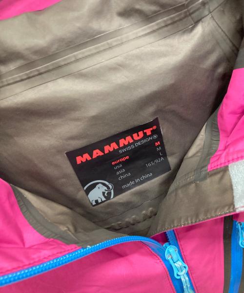 MAMMUT（マムート）MAMMUT (マムート) マウンテンパーカー ショッキングピンク サイズ:SIZE Mの古着・服飾アイテム