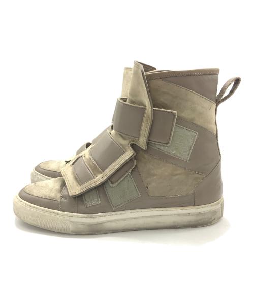 KRIS VAN ASSCHE（クリス ヴァン アッシュ）KRIS VAN ASSCHE (クリス ヴァン アッシュ) ハイカットスニーカー ブラウン サイズ:SIZE 42の古着・服飾アイテム