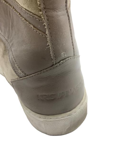 KRIS VAN ASSCHE（クリス ヴァン アッシュ）KRIS VAN ASSCHE (クリス ヴァン アッシュ) ハイカットスニーカー ブラウン サイズ:SIZE 42の古着・服飾アイテム