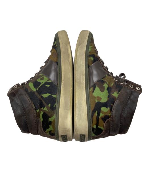 JIMMY CHOO（ジミーチュウ）JIMMY CHOO (ジミーチュウ) ハイカットスニーカー カーキ サイズ:27cmの古着・服飾アイテム