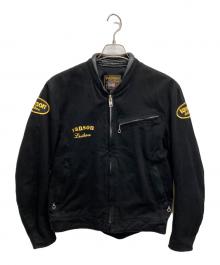 VANSON（バンソン）の古着「ライダースジャケット」｜ブラック