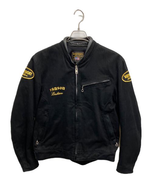 VANSON（バンソン）VANSON (バンソン) ライダースジャケット ブラック サイズ:	SIZE Lの古着・服飾アイテム