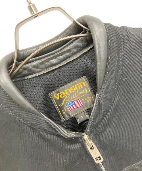 VANSON（バンソン）VANSON (バンソン) ライダースジャケット ブラック サイズ:	SIZE Lの古着・服飾アイテム