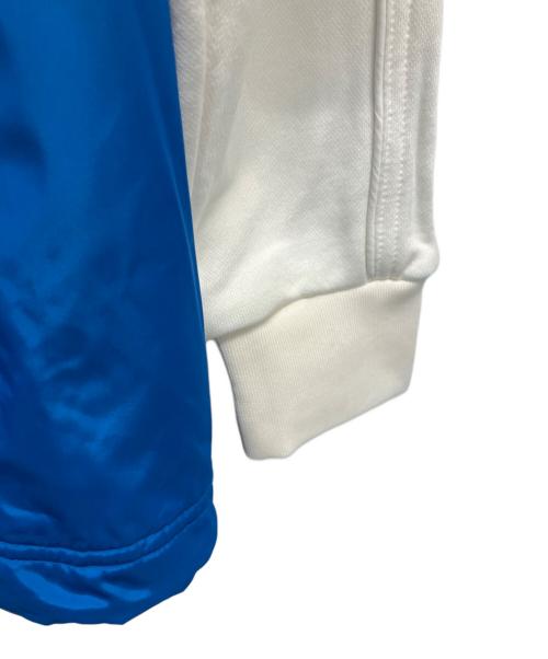 DIESEL（ディーゼル）DIESEL (ディーゼル) ナイロンレイヤードジャケット ブルー×ホワイト サイズ:SIZE S 未使用品の古着・服飾アイテム