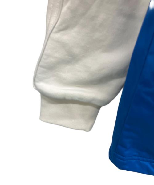DIESEL（ディーゼル）DIESEL (ディーゼル) ナイロンレイヤードジャケット ブルー×ホワイト サイズ:SIZE S 未使用品の古着・服飾アイテム