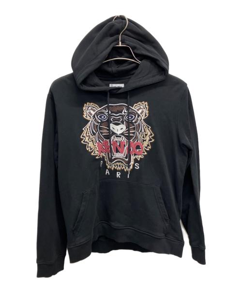 KENZO（ケンゾー）KENZO (ケンゾー) プルオーバーパーカー ブラック サイズ:Ｍの古着・服飾アイテム