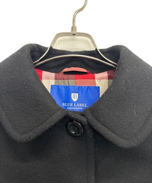 BLUE LABEL CRESTBRIDGE（ブルーレーベルクレストブリッジ）BLUE LABEL CRESTBRIDGE (ブルーレーベルクレストブリッジ) ステンカラーコート ブラック サイズ:SIZE 38の古着・服飾アイテム