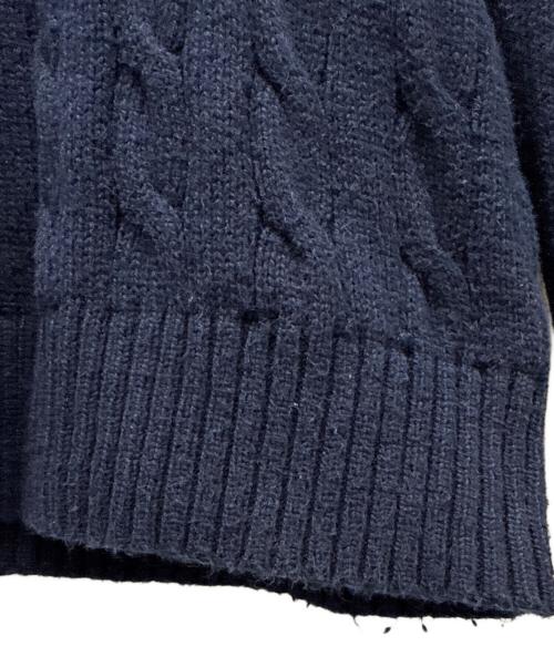 POLO RALPH LAUREN（ポロ・ラルフローレン）POLO RALPH LAUREN (ポロ・ラルフローレン) 厚手ニット ネイビー サイズ:SIZE Lの古着・服飾アイテム