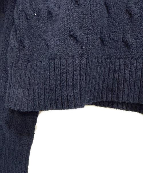 POLO RALPH LAUREN（ポロ・ラルフローレン）POLO RALPH LAUREN (ポロ・ラルフローレン) 厚手ニット ネイビー サイズ:SIZE Lの古着・服飾アイテム
