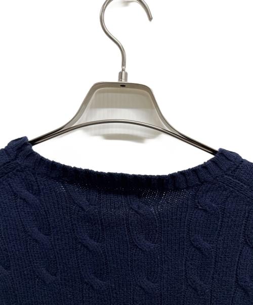 POLO RALPH LAUREN（ポロ・ラルフローレン）POLO RALPH LAUREN (ポロ・ラルフローレン) 厚手ニット ネイビー サイズ:SIZE Lの古着・服飾アイテム