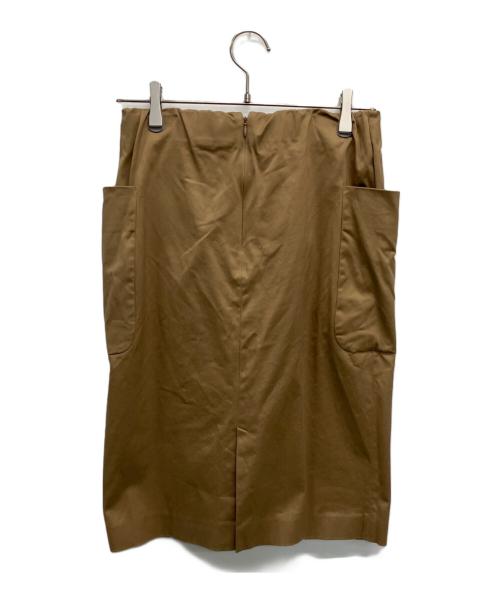 UNITED ARROWS（ユナイテッドアローズ）UNITED ARROWS (ユナイテッドアローズ) CP パッチポケット コンビ タイトスカート ベージュ サイズ:SIZE 36の古着・服飾アイテム