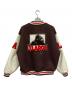 X-LARGE (エクストララージ) スタジャン ブラウン×ベージュ サイズ:XL：14000円