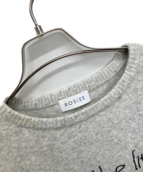 ROSIEE（ロージー）ROSIEE (ロージー) 厚手ニット ライトグレー サイズ:Freeの古着・服飾アイテム