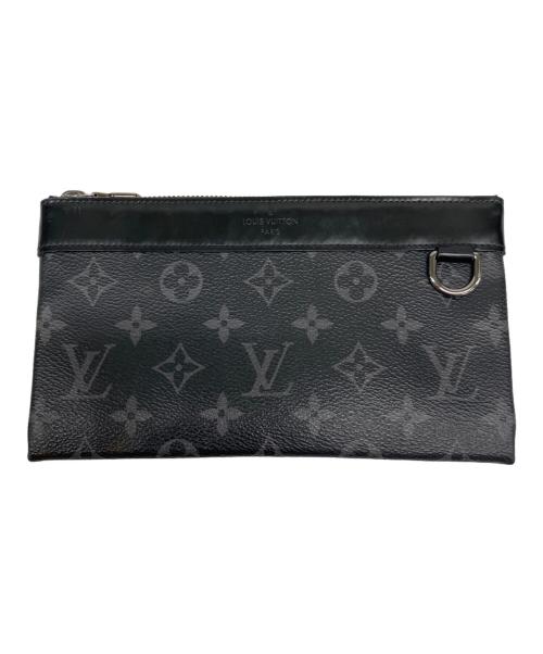 LOUIS VUITTON（ルイ ヴィトン）LOUIS VUITTON (ルイ ヴィトン) クラッチバッグ ブラック・グレーの古着・服飾アイテム