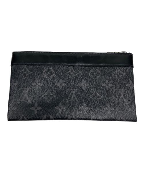 LOUIS VUITTON（ルイ ヴィトン）LOUIS VUITTON (ルイ ヴィトン) クラッチバッグ ブラック・グレーの古着・服飾アイテム