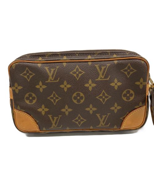 LOUIS VUITTON（ルイ ヴィトン）LOUIS VUITTON (ルイ ヴィトン) ハンドポーチ ブラウンの古着・服飾アイテム