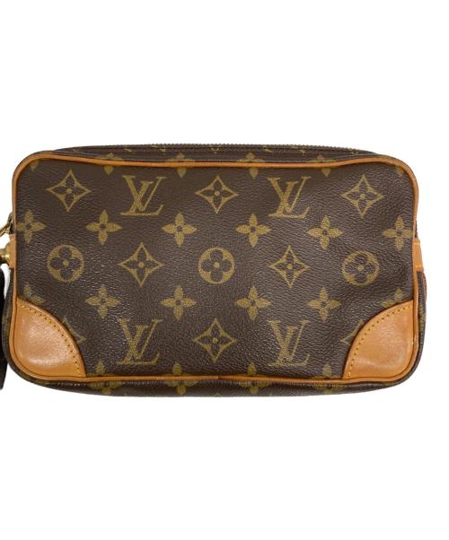 LOUIS VUITTON（ルイ ヴィトン）LOUIS VUITTON (ルイ ヴィトン) ハンドポーチ ブラウンの古着・服飾アイテム