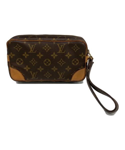 LOUIS VUITTON（ルイ ヴィトン）LOUIS VUITTON (ルイ ヴィトン) ハンドポーチ ブラウンの古着・服飾アイテム
