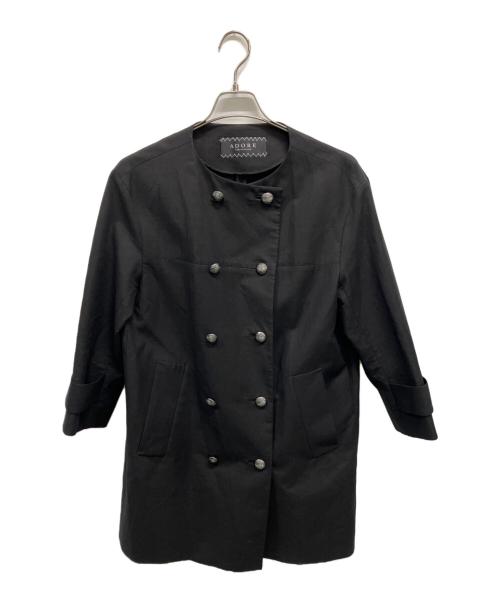 ADORE（アドーア）ADORE (アドーア) コート ブラック サイズ:36の古着・服飾アイテム
