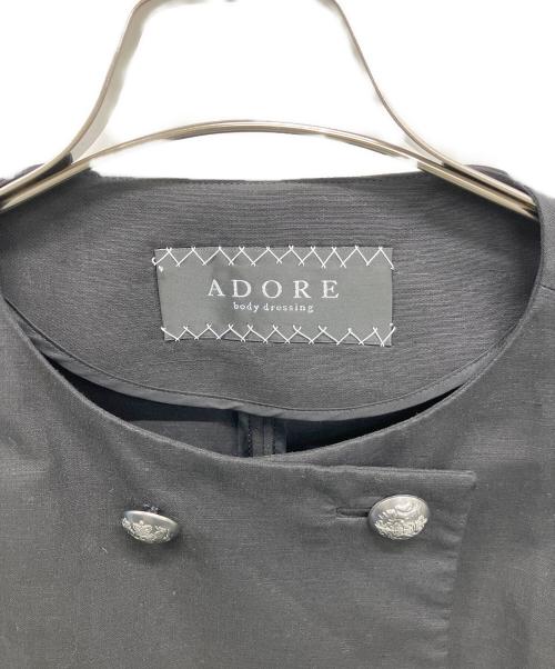 ADORE（アドーア）ADORE (アドーア) コート ブラック サイズ:36の古着・服飾アイテム
