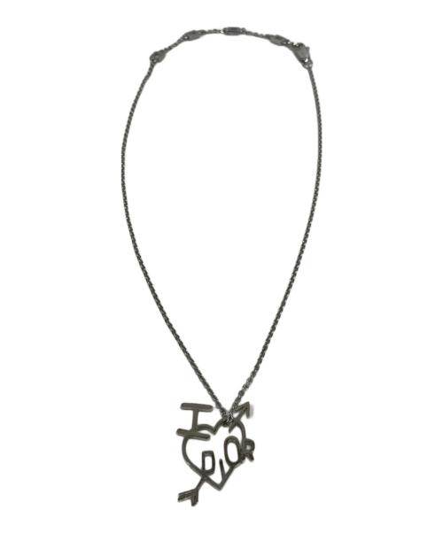 Christian Dior（クリスチャン ディオール）Christian Dior (クリスチャン ディオール) ハートアローネックレス シルバーの古着・服飾アイテム