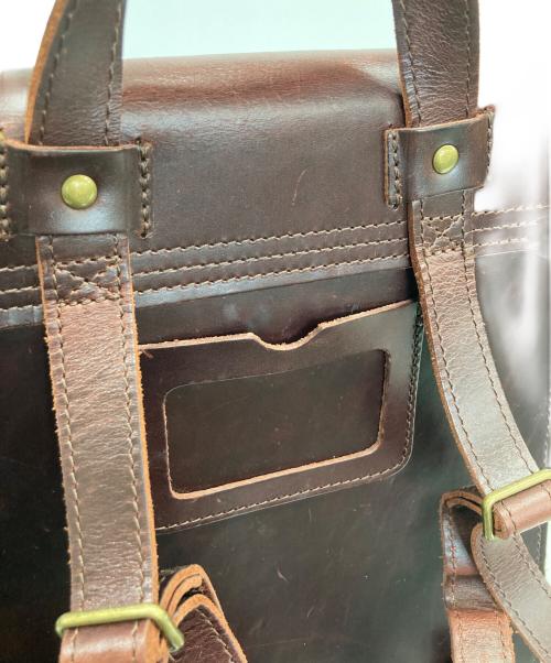 Dr.Martens（ドクターマーチン）Dr.Martens (ドクターマーチン) レザーリュック ブラウンの古着・服飾アイテム